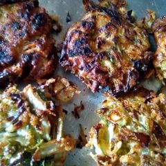 A picture of Cabbage fritters.