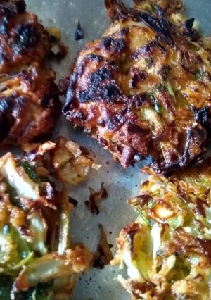 A picture of Cabbage fritters.