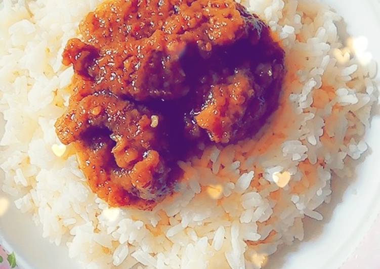 Recipe of Quick White rice and stew