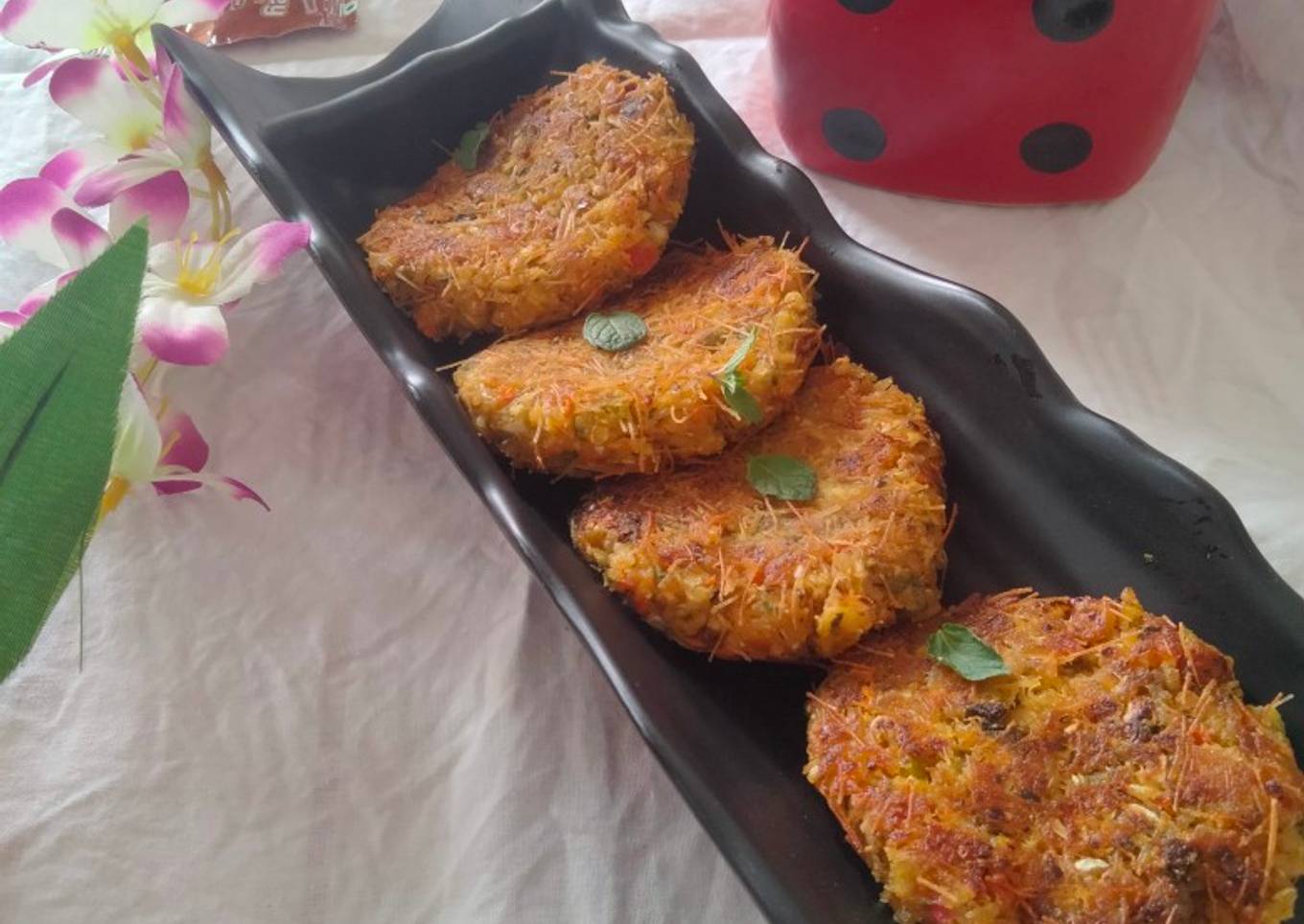 Pulao veg patties