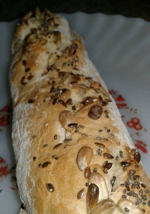 Una foto de Pan blanco con semillas