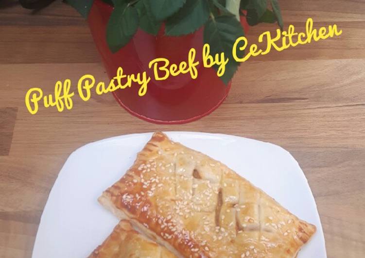 Puff Pastry Beef Spicy