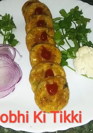 A picture of Gobhi Ki Tikki.