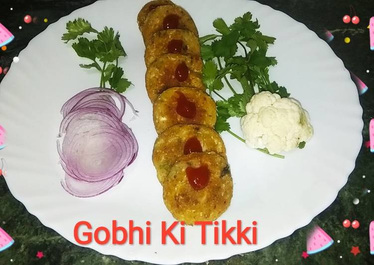 Recipe of Super Quick Homemade Gobhi Ki Tikki