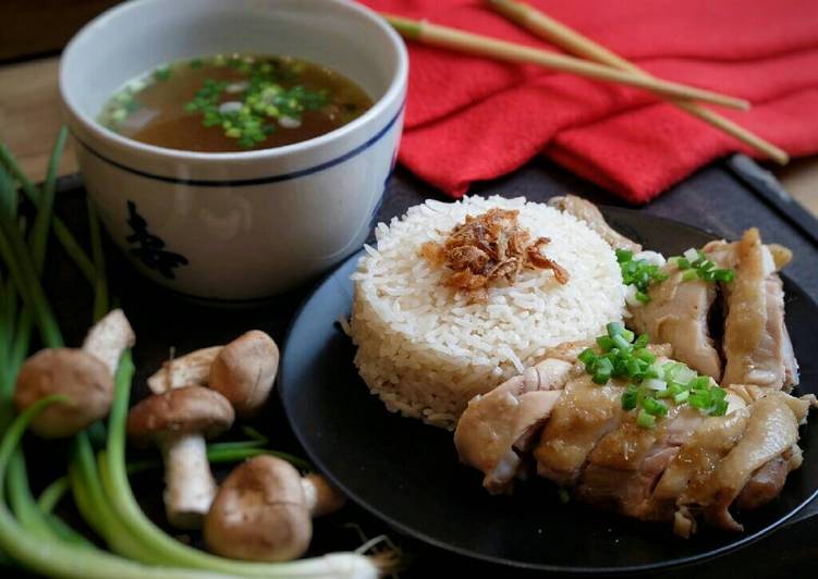 Cara Gampang Menyiapkan Nasi Ayam Hainan, Enak Banget