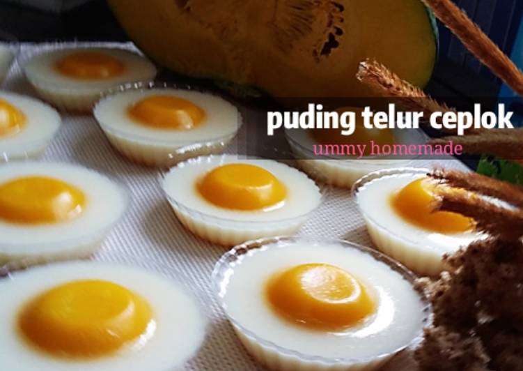 Puding telur ceplok