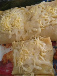 Una foto de Creps de carne