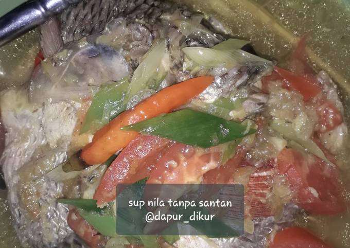 Sup nila bumbu kuning no santan foto resep utama