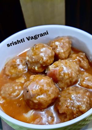 A picture of Leftover Roti Manchurian.