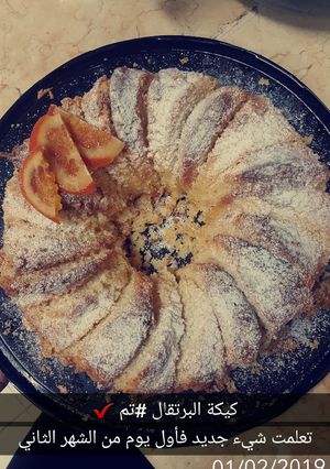 صورة لوصفة كيكة البرتقال اللذيذة والسهلة 😍