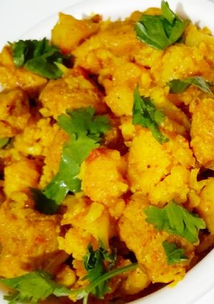 A picture of Aloo Gobhi Soyabeen.
