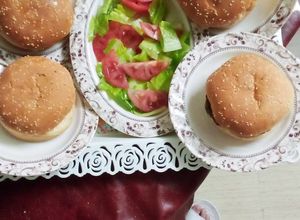 صورة لوصفة برجر بالدجاج