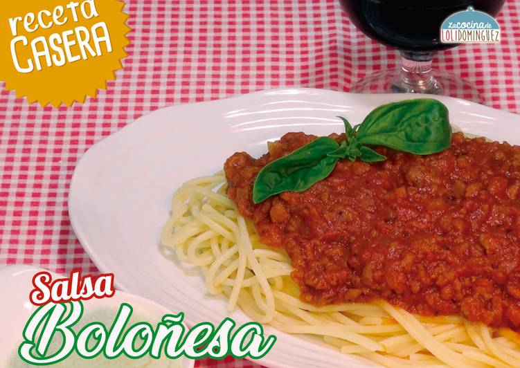 Salsa Bolognesa Deliciosa Fcil Rpida Y Tradicional