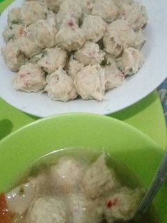 Foto resep Bakso Rambutan (Bakso Ayam Kres- Giling Blender)