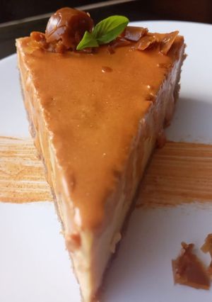 Una foto de Cheesecake de café