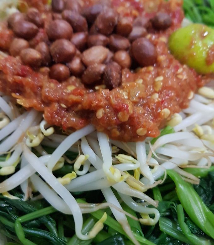 Foto resep Pelecing kangkung sambel mentah
