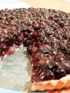 Una foto de Tarta fresca de arándanos