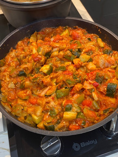 Una foto de Pisto de Verduras al Microondas
