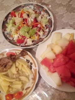 صورة لوصفة طاجين الكباب بالدجاج