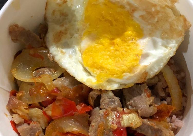Nasi Cibi (Chilli Beef) ala Upnormal