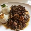 Conejo al ajillo en olla express