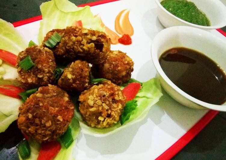 Crispy Soya Oats Kebab