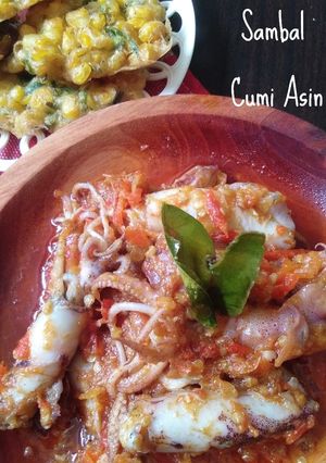Foto resep Sambal Cumi Asin