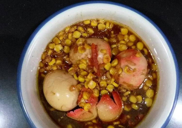 Resep Telur Jagung masak kecap yang enak dan Mudah Dibuat