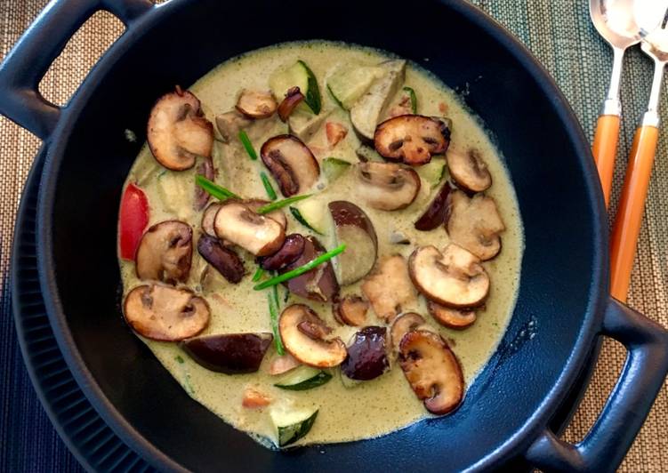 Green Curry - Topping Jamur