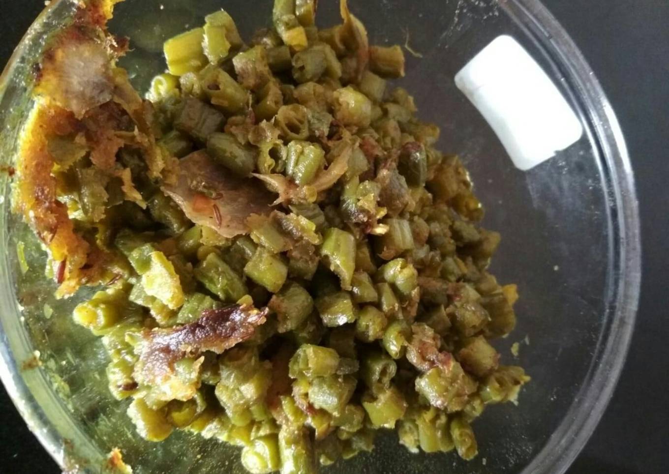Beans coconut stir fry
