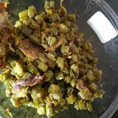 A picture of Beans coconut stir fry.