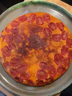Une photo de Clafoutis tomate harissa
