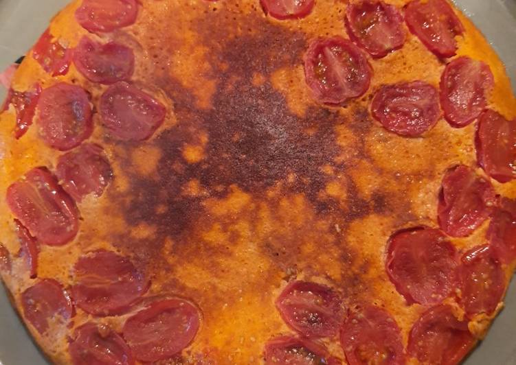 Clafoutis tomate harissa