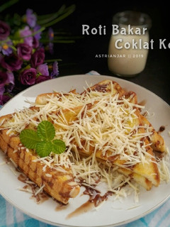 Foto resep Roti Bakar Coklat Keju