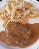 Filete a las tres pimientas