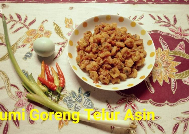 Cumi Goreng Telur Asin