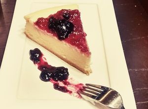 Una foto de New York cheesecake (cocida)
