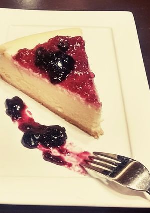 Una foto de New York cheesecake (cocida)