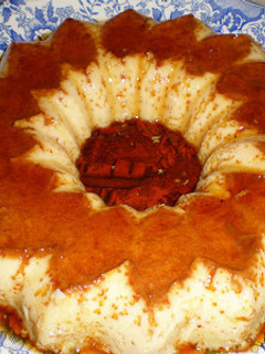 Una foto de Flan de leche condensada