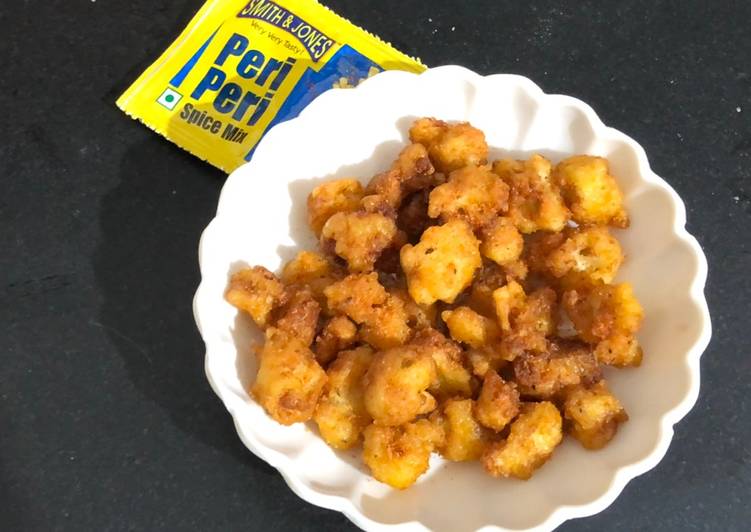 Steps to Make Favorite Gobhi peri peri popcorn