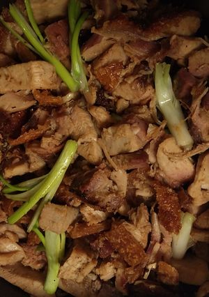 Hình của món Heo quay rim nước tương.
