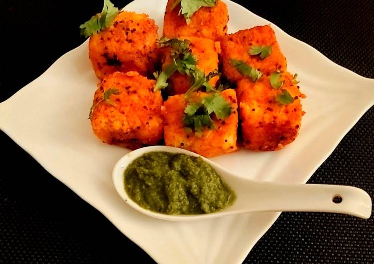 Step-by-Step Guide to Cook Tasty Hot and SpicyTandoori Dhoklas