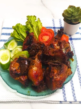 Langkah Gampang Menyiapkan Resep Ayam bakar pedas manis teflon yang  Bikin Ketagihan Anti Ribet, Mantap