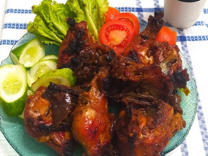Langkah Gampang Menyiapkan Resep Ayam bakar pedas manis teflon yang  Bikin Ketagihan Anti Ribet, Mantap
