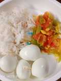 H260. Telur Puyuh dan Buncis Kuah Kuning (14 month+)