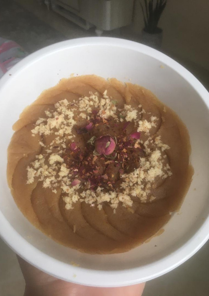 عکسی از دستور حلوا سمولینا