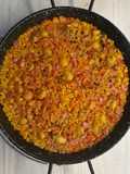 Paella de calamaritos