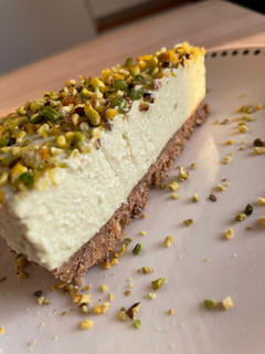 Foto di Cheese cake al pistacchio 💚🥧😋