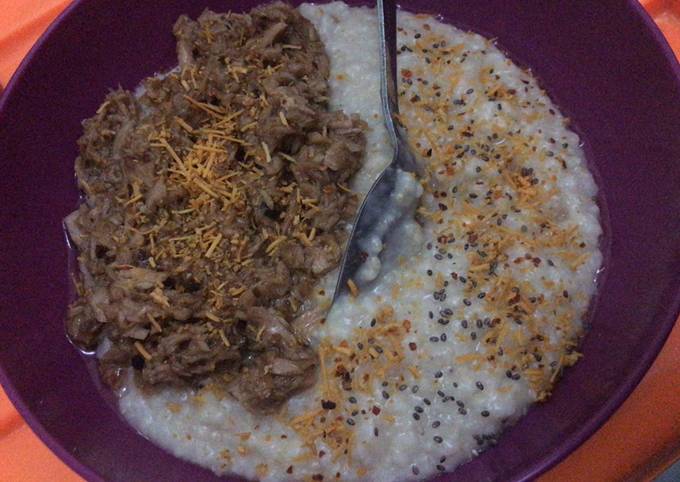 Bubur Oats + Tuna