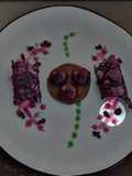 Caviar falso de vino tinto